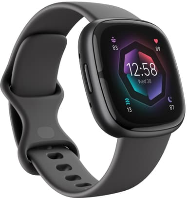 Fitbit Sense 2 smartklokke (shadow grey/graphite) - Elkjøp