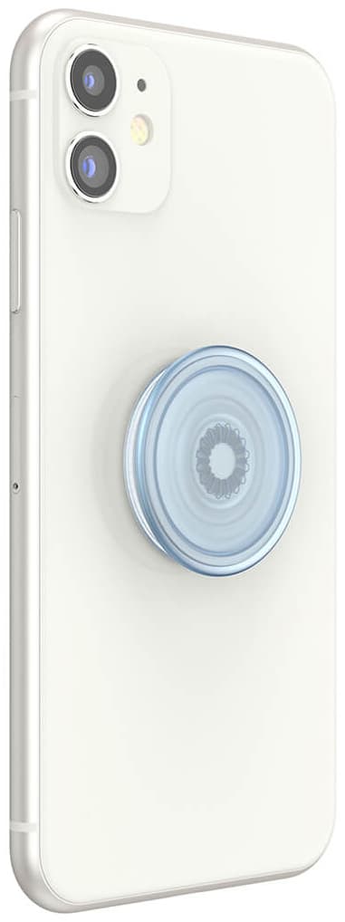 Popsockets PopGrip for mobiltelefon (Ice Blue)