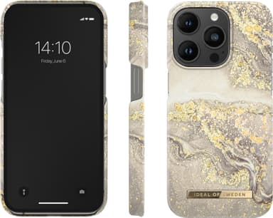 IDEAL OF SWEDEN iPhone 14 Pro deksel (spark greige marble)