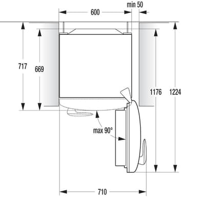 Gorenje Retro Collection kombiskap ORK192CL