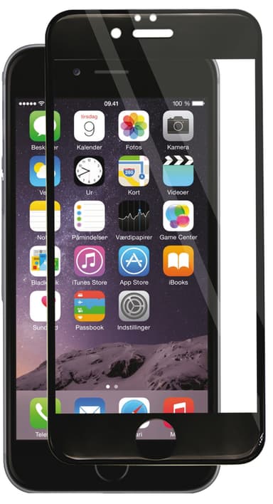 Panzer skjermbeskytter til iPhone 6S (sort)