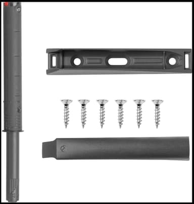 Epoq Push Opener for tyngre skapdører 37mm (grå) 1 stk.