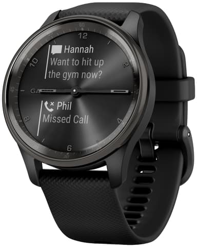 Garmin Vivomove Trend hybridklokke (sort)