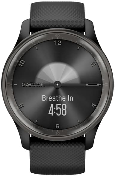 Garmin Vivomove Trend hybridklokke (sort)