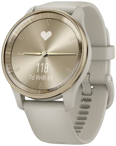 Garmin Vivomove Trend hybridklokke (grå/gull)