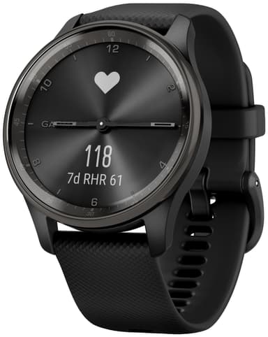Garmin Vivomove Trend hybridklokke (sort)