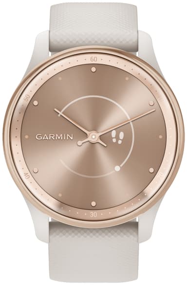 Garmin Vivomove Trend hybridklokke (cream/peach gold)