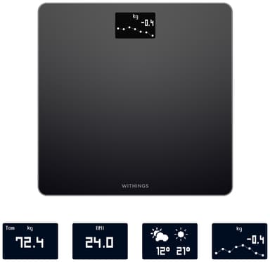 Withings Body badevekt WITWBS06BK (sort)