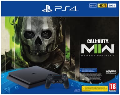 PlayStation 4 konsoll 500 GB + Call of Duty Modern Warfare II pakke
