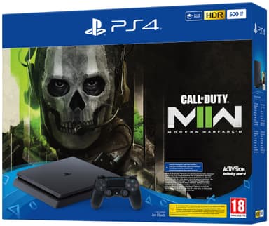 PlayStation 4 konsoll 500 GB + Call of Duty Modern Warfare II pakke