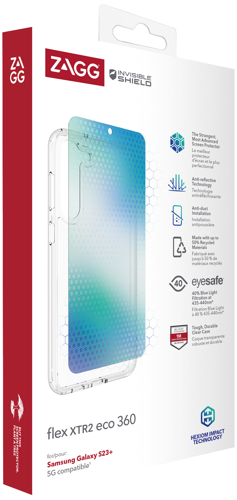 Zagg Flex XTR2 Eco 360 Samsung S23+ deksel og skjermpakke