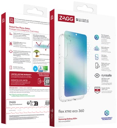 Zagg Flex XTR2 Eco 360 Samsung S23+ deksel og skjermpakke