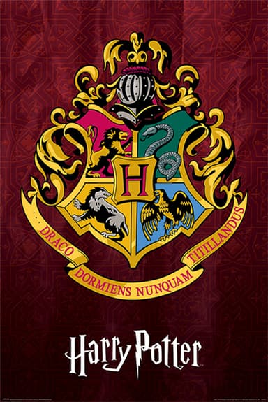 Harry Potter plakat School Crest