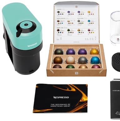 Nespresso Vertuo Pop kapselmaskin av Krups XN920410WP (aqua mint)