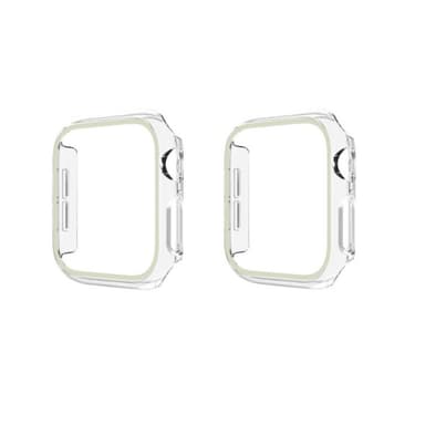 Luminous Protective Case PC 2-Pack Hvit 45 mm Apple Watch