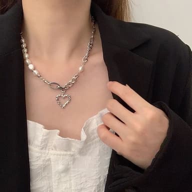 Elegant halskjede for kvinner Sølv
