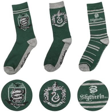 Hogwarts sett med 3 par sokker (Smygard)