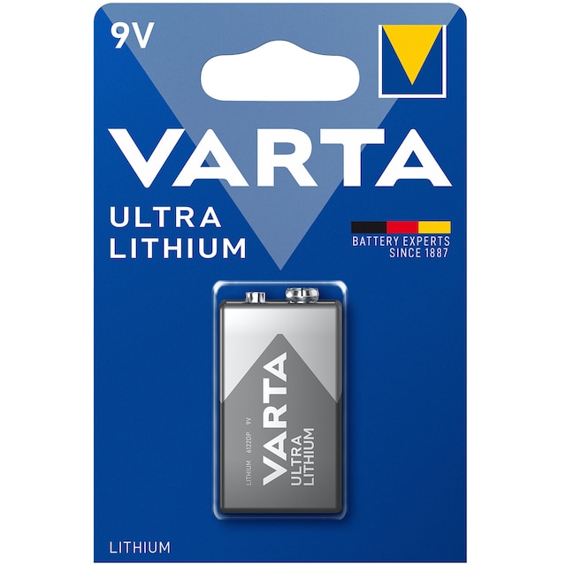 Ultra Lithium 9V batteri 1-pakning