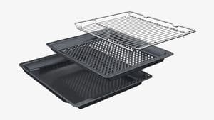 Bosch accent line Ovn HBG9763B1S (Sort)