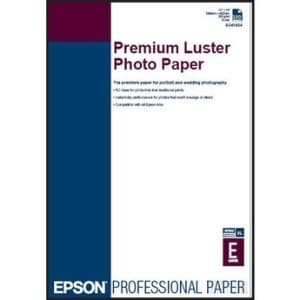 Epson A2 Premium Luster Photo Paper 25s