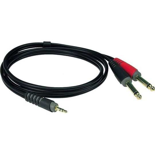 Klotz Y-kabel Stereo Minijack - X2 Jack
