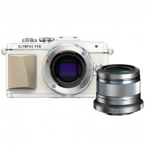 Olympus E-PL7 Pancake/Portrait Kit Hvit