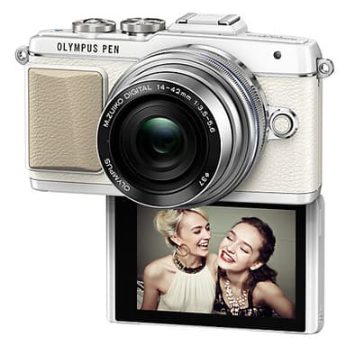 Olympus E-PL7 Pancake/Portrait Kit Hvit