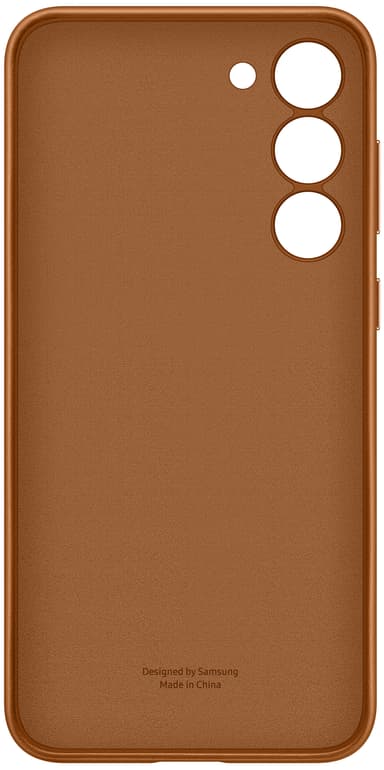 Samsung Galaxy S23 Leather deksel (kamel)