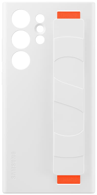 Samsung Galaxy S23 Ultra Silicone Grip deksel (hvit)