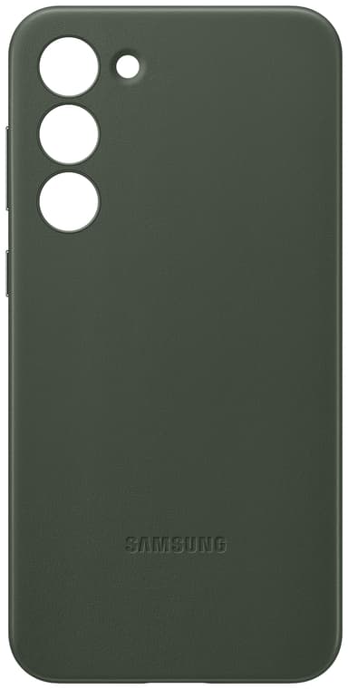 Samsung Galaxy S23+ Leather deksel (grønn)