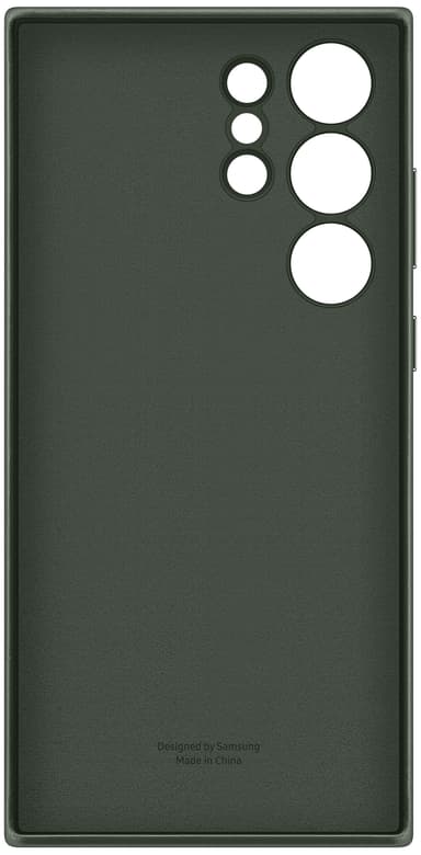 Samsung Galaxy S23 Ultra Leather deksel (grønn)
