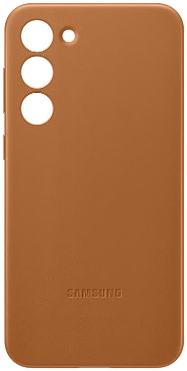 Samsung Galaxy S23+ Leather deksel (kamel)