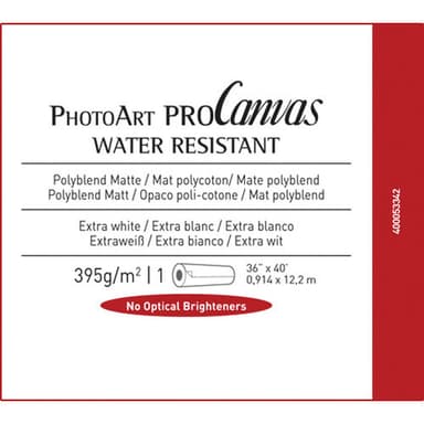 Canson PhotoArt ProCanvas WR Matte Poly