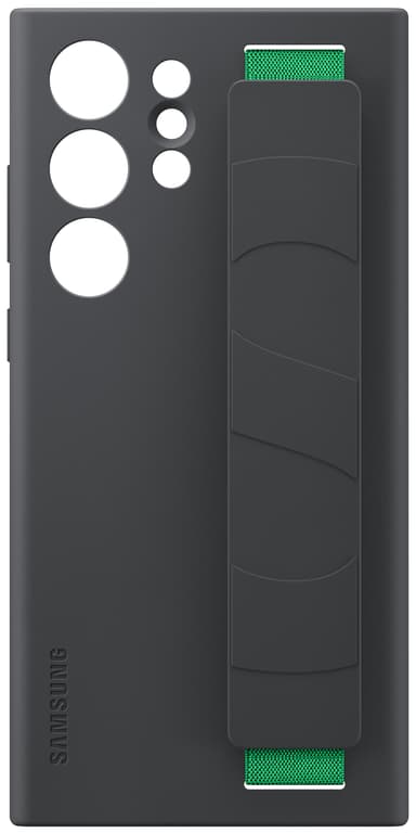 Samsung Galaxy S23 Ultra Silicone Grip deksel (sort)
