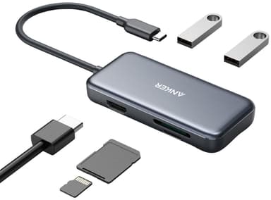 Anker Premium 5-i-1 USB-C hub