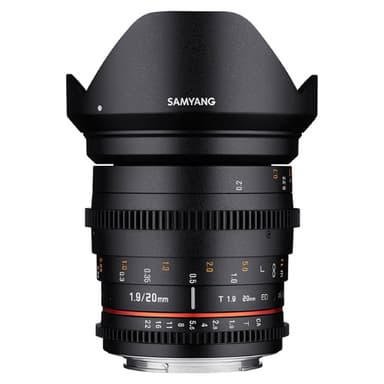 Samyang 20mm T 1.9 VDSLR Canon EF