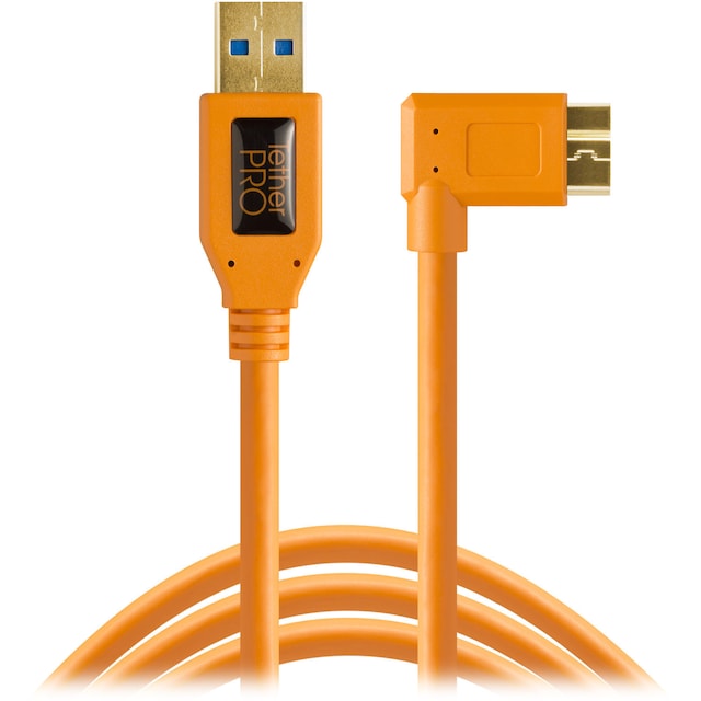 TetherPro USB 3.0 A til Micro B Vinklet