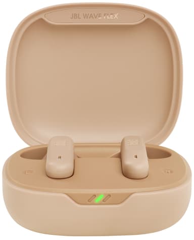 JBL Wave Flex helt trådløse in-ear hodetelefoner (beige)