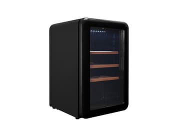 Cavecool Retro Obsidian - 19 flasker - 1 kjølesone - Svart