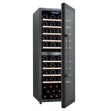 CaveCool Raw Zircon - 77 flasker - 2 kjølesone - Svart