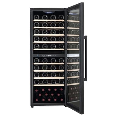 CaveCool Raw Zircon - 77 flasker - 2 kjølesone - Svart