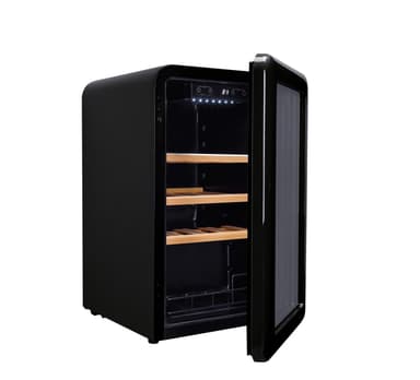 Cavecool Retro Obsidian - 19 flasker - 1 kjølesone - Svart