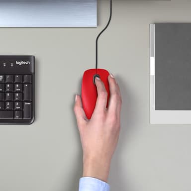 Logitech M110 Silent kablet mus (rød)