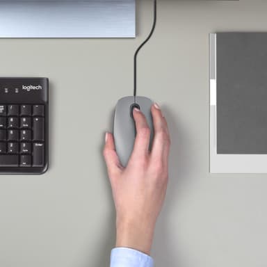 Logitech M110 Silent kablet mus (grå)