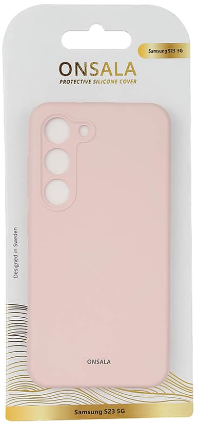 Onsala Samsung Galaxy S23 Silicone deksel (rosa)