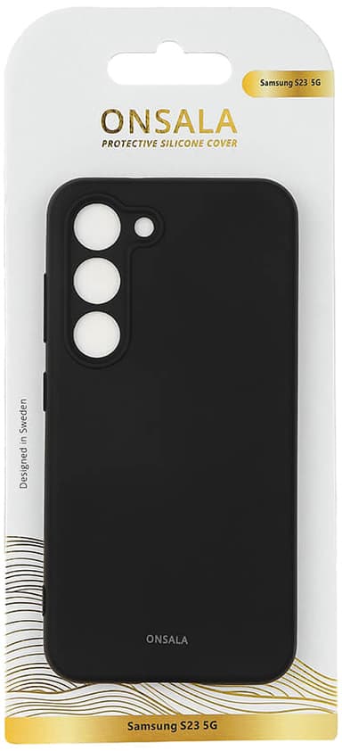 Onsala Samsung Galaxy S23 Silicone deksel (sort)