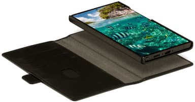 Dbramante1928 Samsung Galaxy S23 Ultra Lynge lommebokdeksel (sort)