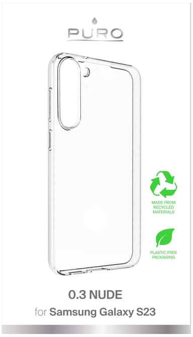 Puro Samsung Galaxy S23 0.3 Nude deksel (gjennomsiktig)