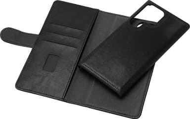 Gear Samsung Galaxy S23 Ultra 2i1 lommebokdeksel (sort)