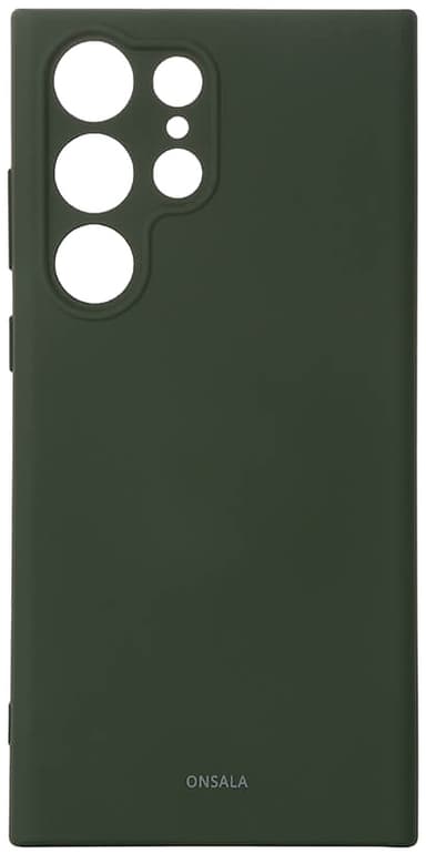 Onsala Samsung Galaxy S23 Ultra Silicone deksel (grønn)